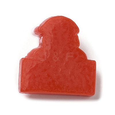 Christmas Theme Opaque Resin Cabochons RESI-E043-01C-1