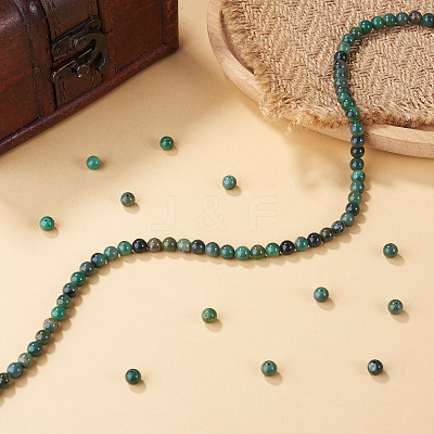 1Strand Natural African Jade Beads Strands G-TA0003-50C-1