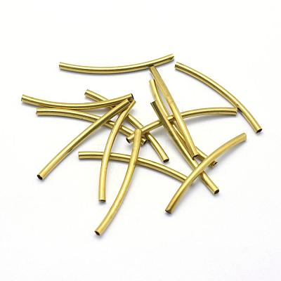 Brass Tube Beads KK-A143-35A-C-RS-1