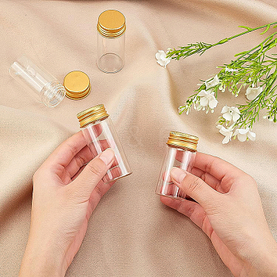 Round Glass Storage Containers for Cosmetic GLAA-BC0001-12B-1
