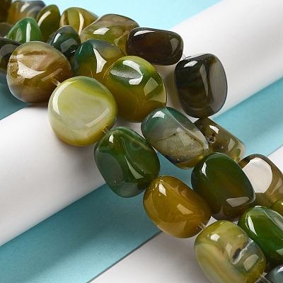 Natural Agate Beads Strands G-H295-D01-09-1