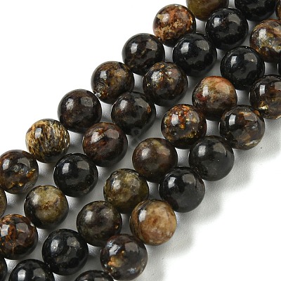 Natural Phlogopite Beads Strands G-P546-A01-02-1