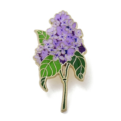 Flower Series Zinc Alloy Enamel Pin JEWB-D069-03D-1