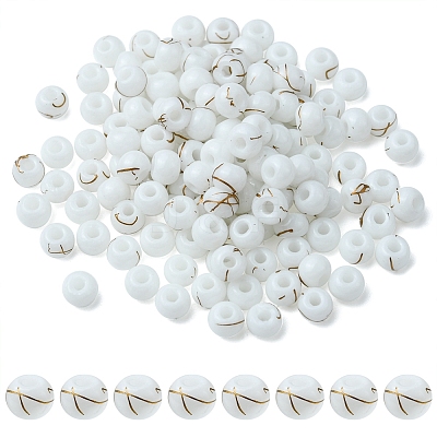 6/0 Opaque Glass Seed Beads SEED-YW0002-13Q-1
