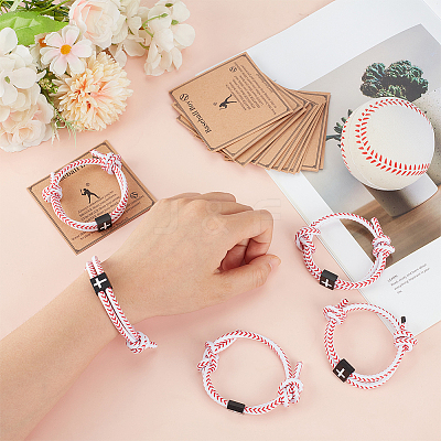 12Pcs Nylon Adjustable Bracelets for Men Women BJEW-ME0001-08-1