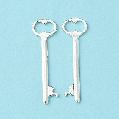 Tibetan Style Zinc Alloy Key Big Pendants EA11911Y-1