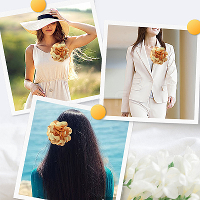 1Pc Polyester Brooches JEWB-CN0001-07D-1