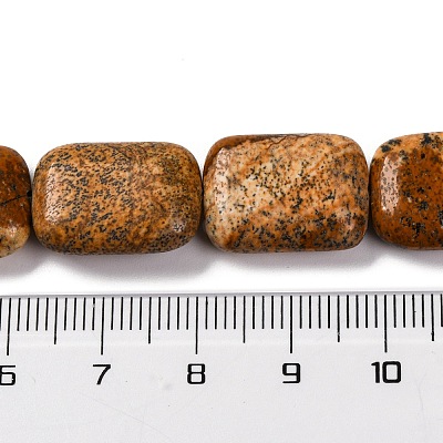 Natural Picture Jasper Beads Strands G-T047-B07-01-1