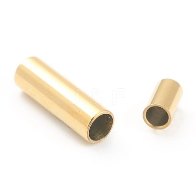Ion Plating(IP) 304 Stainless Steel Magnetic Clasps STAS-O148-09D-G-1