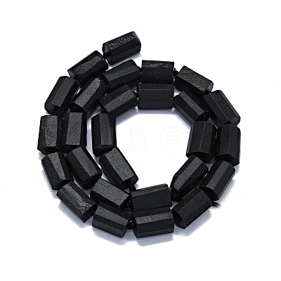 Natural Shungite Beads Strands G-O170-120-1