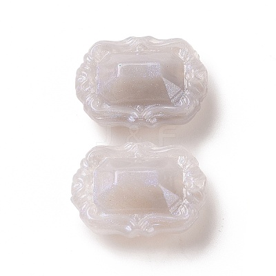 Opaque Acrylic Beads OACR-E015-07-1