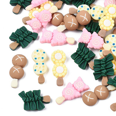 Opaque Resin Cabochons CRES-S366-22-1