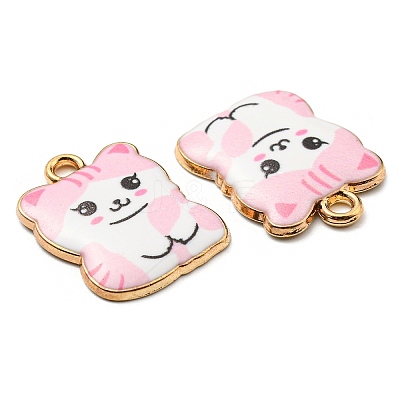 Printed Alloy Pendants ENAM-L042-07G-03-1