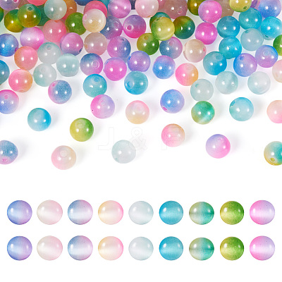 135Pcs 9 Colors Cat Eye Beads G-TA0002-48-1