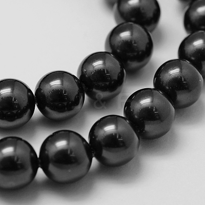 Shell Pearl Bead Strands BSHE-L026-07-8mm-1