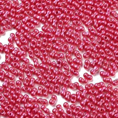 Opaque Colours Glass Seed Beads SEED-A033-06H-1