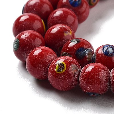 Handmade Nepalese Lampwork Beads LAMP-Z008-09E-1
