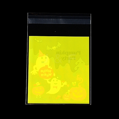 Halloween Theme Plastic Bakeware Bag OPP-Q004-01E-1