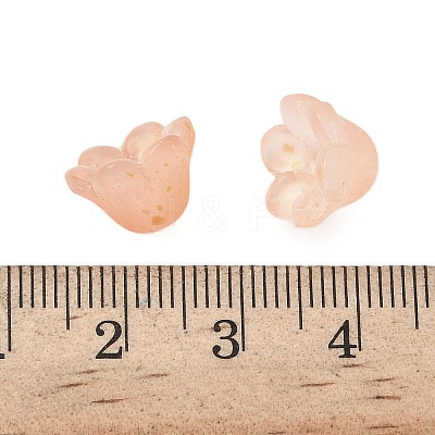 Frosted Glass Bead Cap FGLA-C001-01B-1