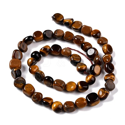 Natural Tiger Eye Beads Strands G-G018-17-1