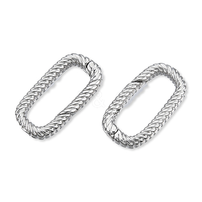 Brass Spring Gate Rings KK-N232-471P-1