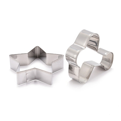 Non-Tarnish Stainless Steel The Universe Series Shape Cookie Candy Food Cutters Molds DIY-H142-01P-1