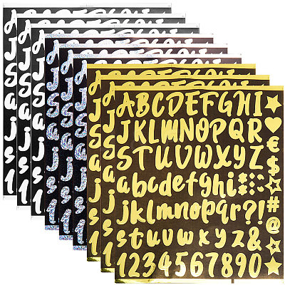 3 Colors PVC Self-Adhesive Label Stickers DIY-CP0011-35B-1