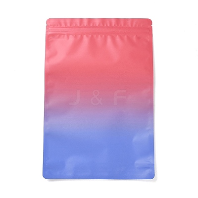 Two Tone Rectangle Plastic Zip Top Gift Bags OPP-B006-01B-03-1
