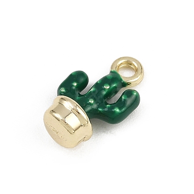 Alloy Enamel Charms FIND-I052-03G-03-1