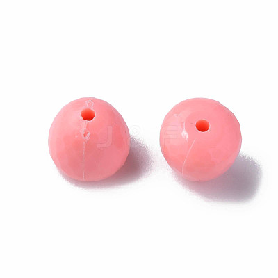 Opaque Acrylic Beads MACR-S373-10A-A08-1