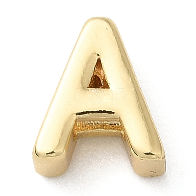 26Pcs Rack Plating Brass Slide Charms KK-M254-15G-RS-1