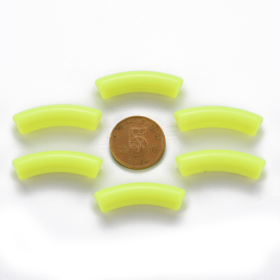 Opaque Acrylic Beads X-MACR-S372-002B-S023-1
