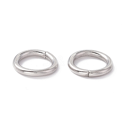 Non-Tarnish 304 Stainless Steel Open Jump Rings STAS-C040-01J-P-1