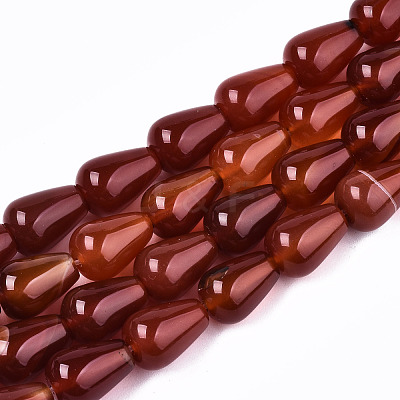 Natural Carnelian Beads Strands G-T131-31-1