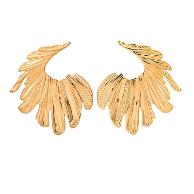 304 Stainless Steel Stud Earrings for Women EJEW-K306-11G-1