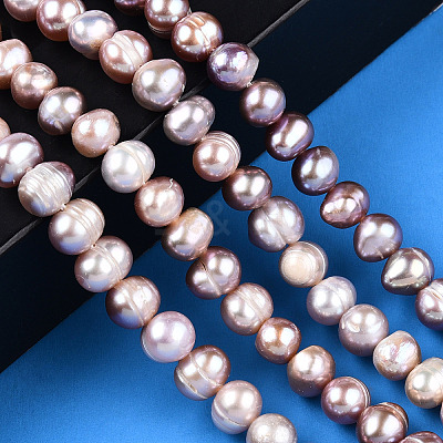 Natural Cultured Freshwater Pearl Beads Strands PEAR-N013-06T-1