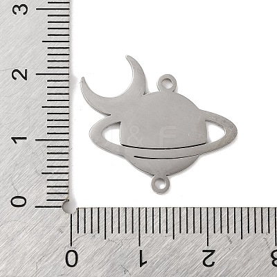 Tarnish Resistant 304 Stainless Steel Hollow Connector Charms STAS-Z069-04P-1