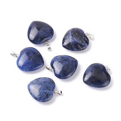 Natural Sodalite Pendants G-G956-B39-FF-1