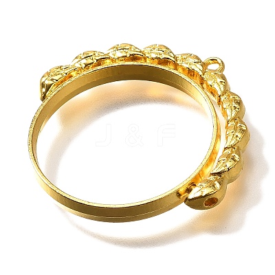 Alloy Open Back Bezel Pendants PALLOY-I223-12G-1