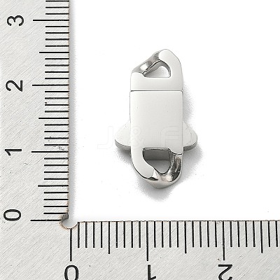304 Stainless Steel Bayonet Clasps STAS-B082-01A-P-1