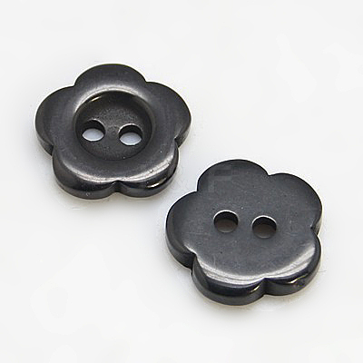 Resin Buttons RESI-D031-12mm-02-1