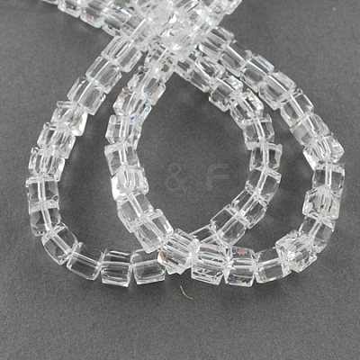 Glass Bead Strands X-GLAA-R041-6x6mm-24-1