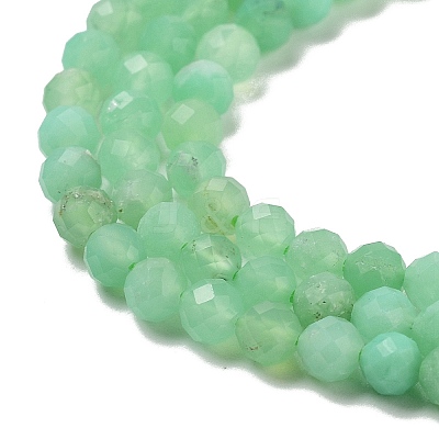 Natural Chrysoprase Beads Strands G-B088-C19-03-1