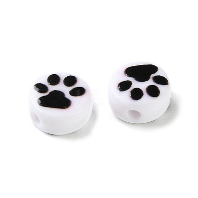 Opaque Acrylic Beads OACR-Z027-04A-01-1
