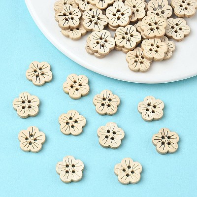 Art Buttons in Round Shape with 4-Hole for Kids NNA0YYR-1