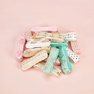 Ocean Theme Polyester Elastic Foldover Elastics OCOR-GF0001-08-1
