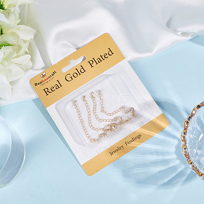 14Pcs Brass Chain Extender KK-BBC0019-13-1
