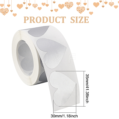 Coated Scratch Off Film Password Sticker Rolls STIC-WH0003-003C-1