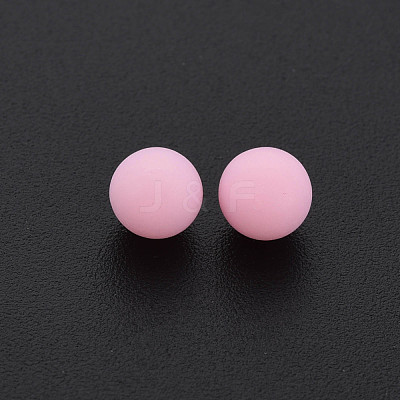 Opaque Acrylic Beads PAB702Y-B01-02-1