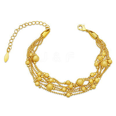 Brass Multi-Strand Bracelets JB629A-1